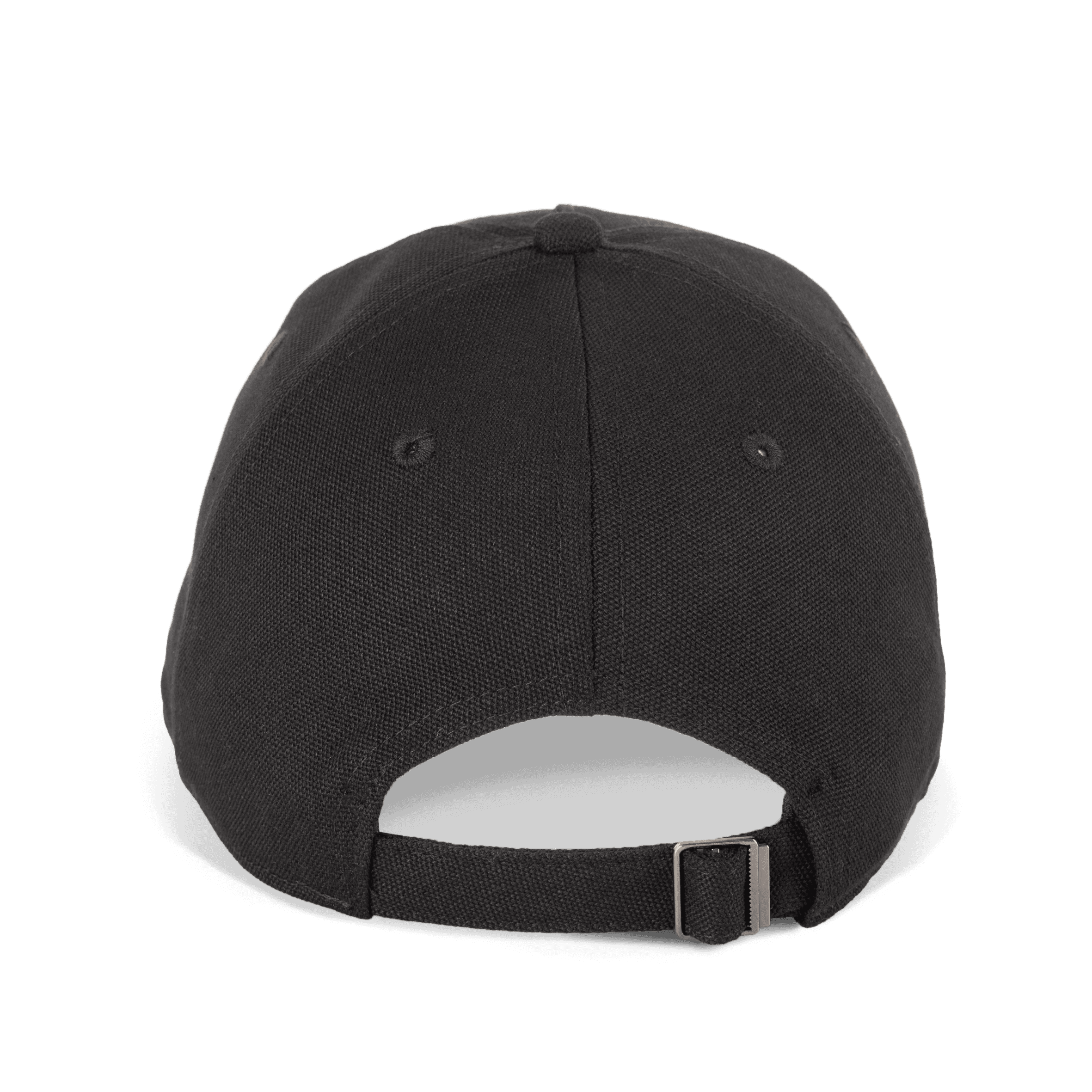 Casquette en toile de coton 5 panneaux - K-up Gold Label — coloris Black (Noir)