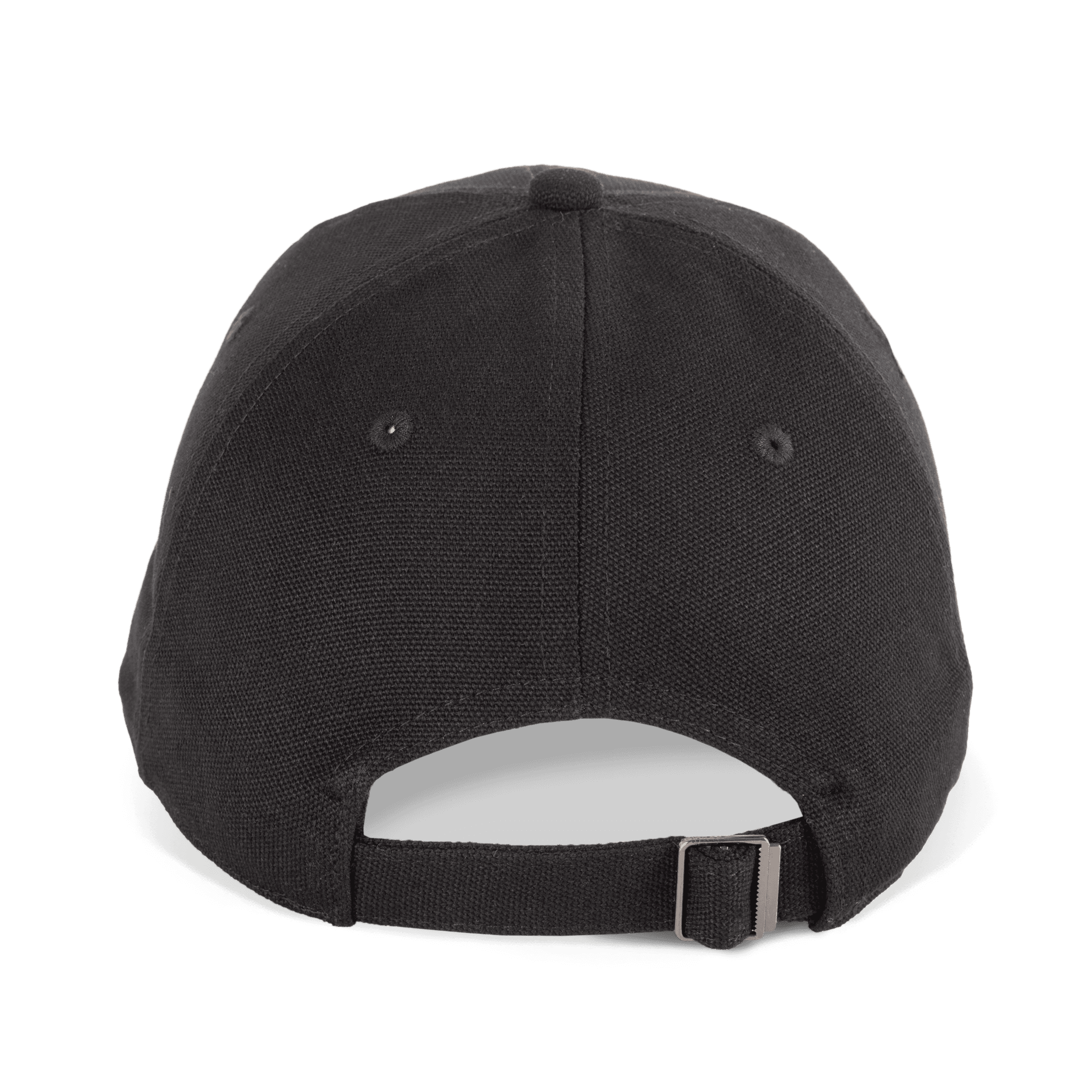 Casquette en toile de coton 6 panneaux - K-up Gold Label — coloris Black (Noir)