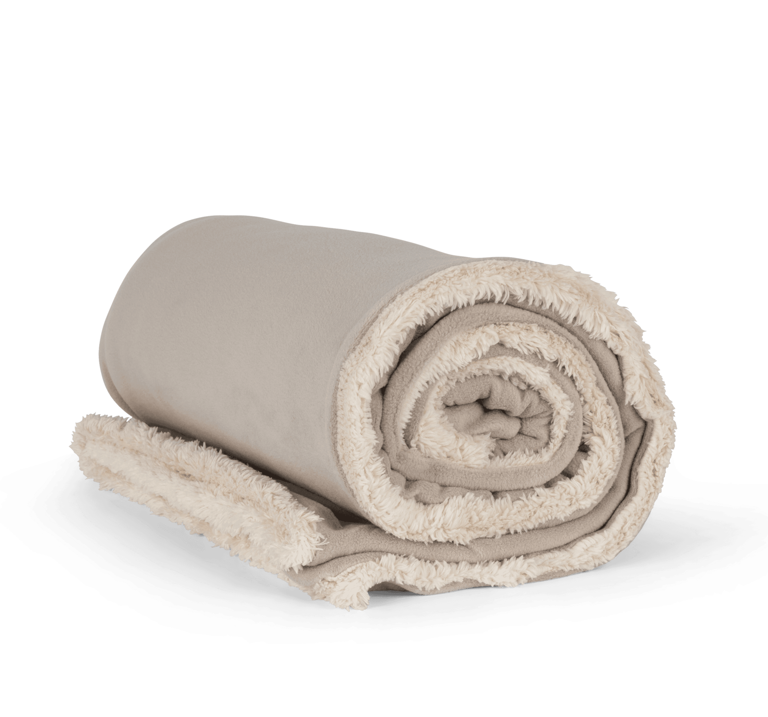 Plaid sherpa — coloris Beige (Beige)