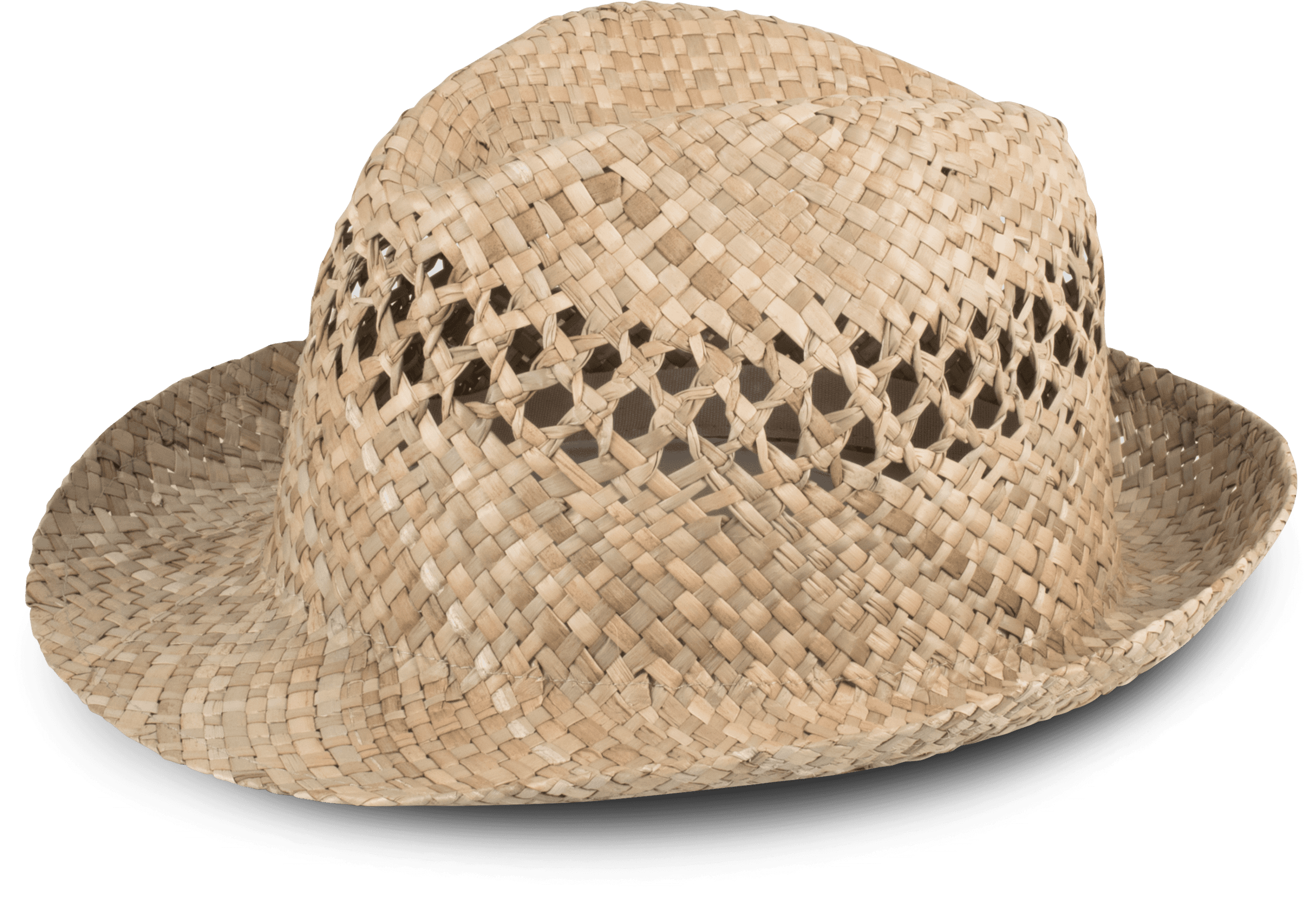 Chapeau Panama tressé — coloris Natural (Beige)