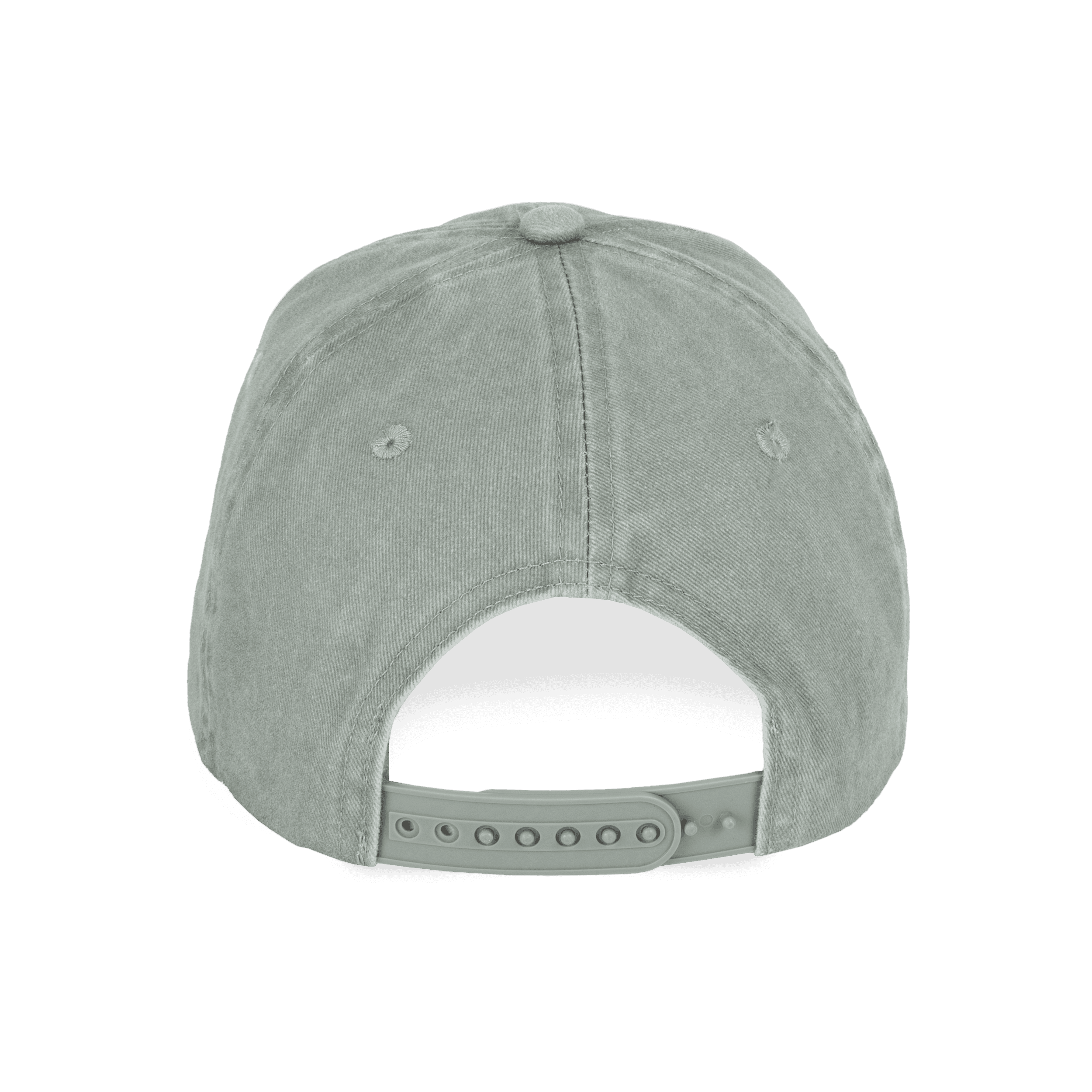 Casquette écoresponsable effet déchiré unisexe — coloris Washed Almond Green (Vert)