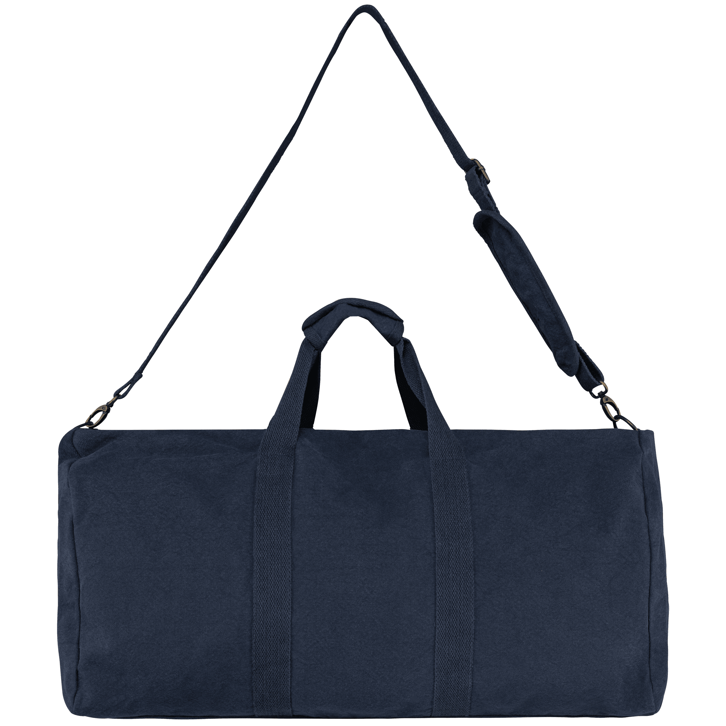 Sac voyage ecoresponsable vintage — coloris Washed Navy Blue (Bleu)