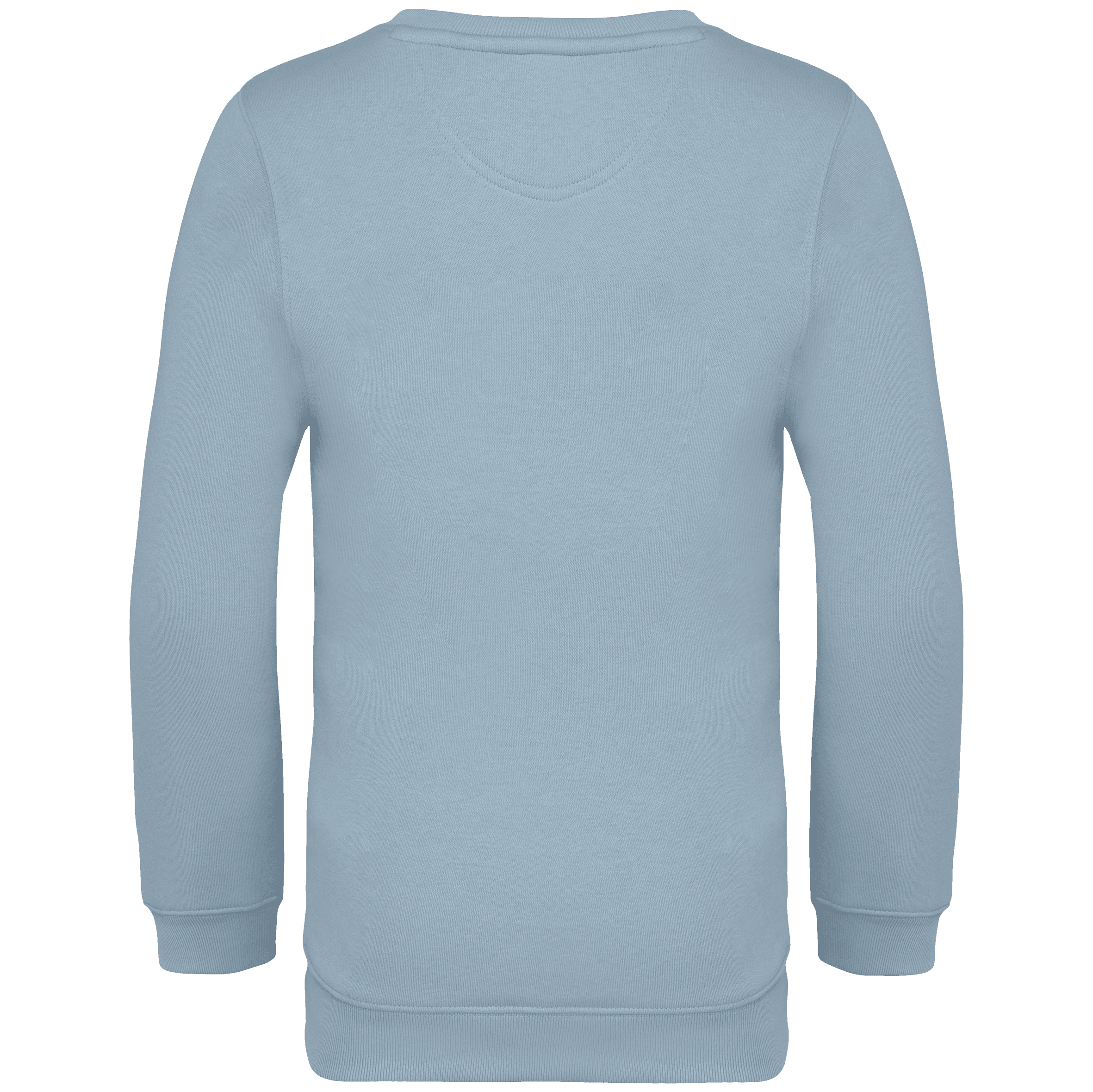 Sweat-shirt écoresponsable à col rond enfant — coloris Aquamarine (Bleu)