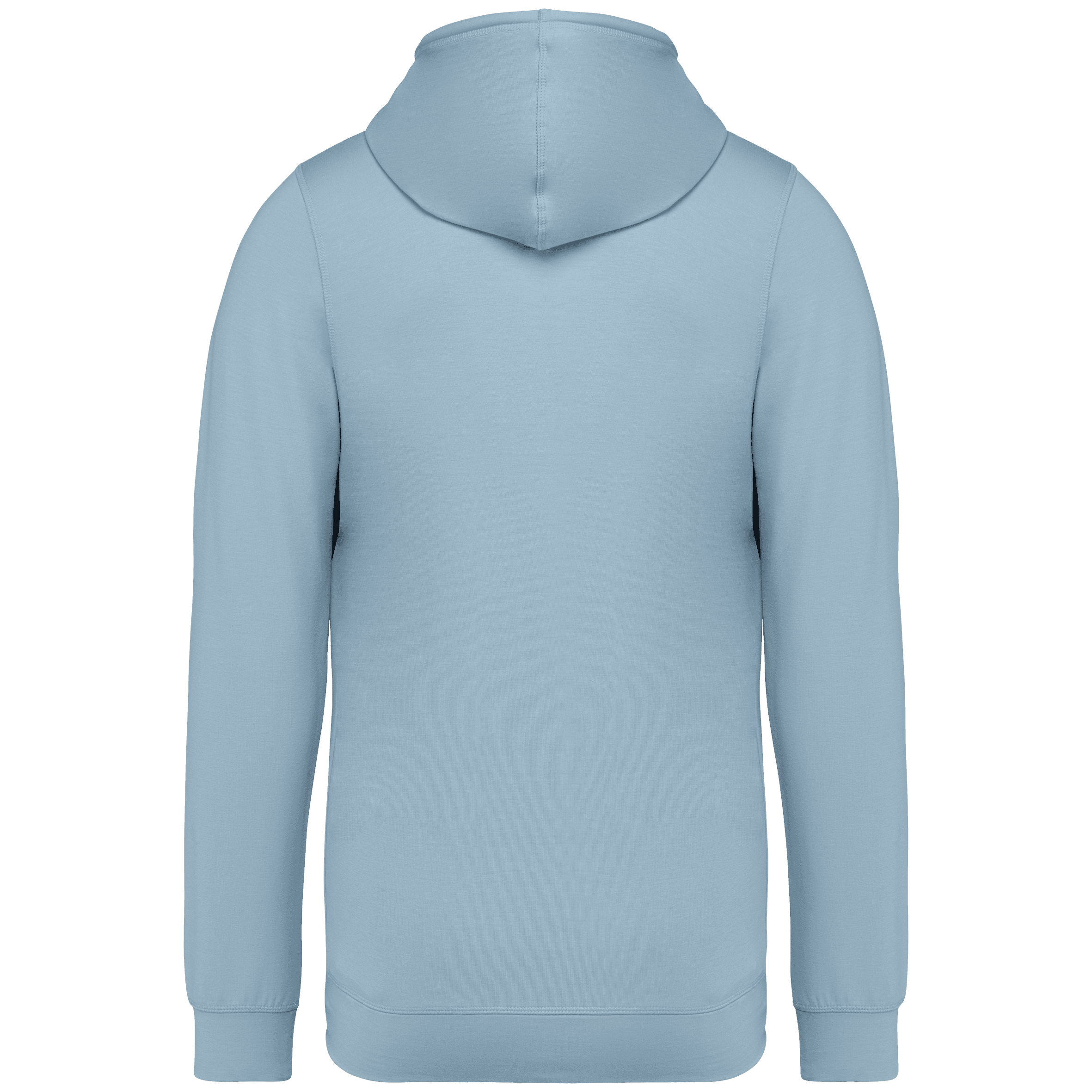 Sweat-shirt écoresponsable zippé à capuche en modal homme — coloris Aquamarine (Bleu)
