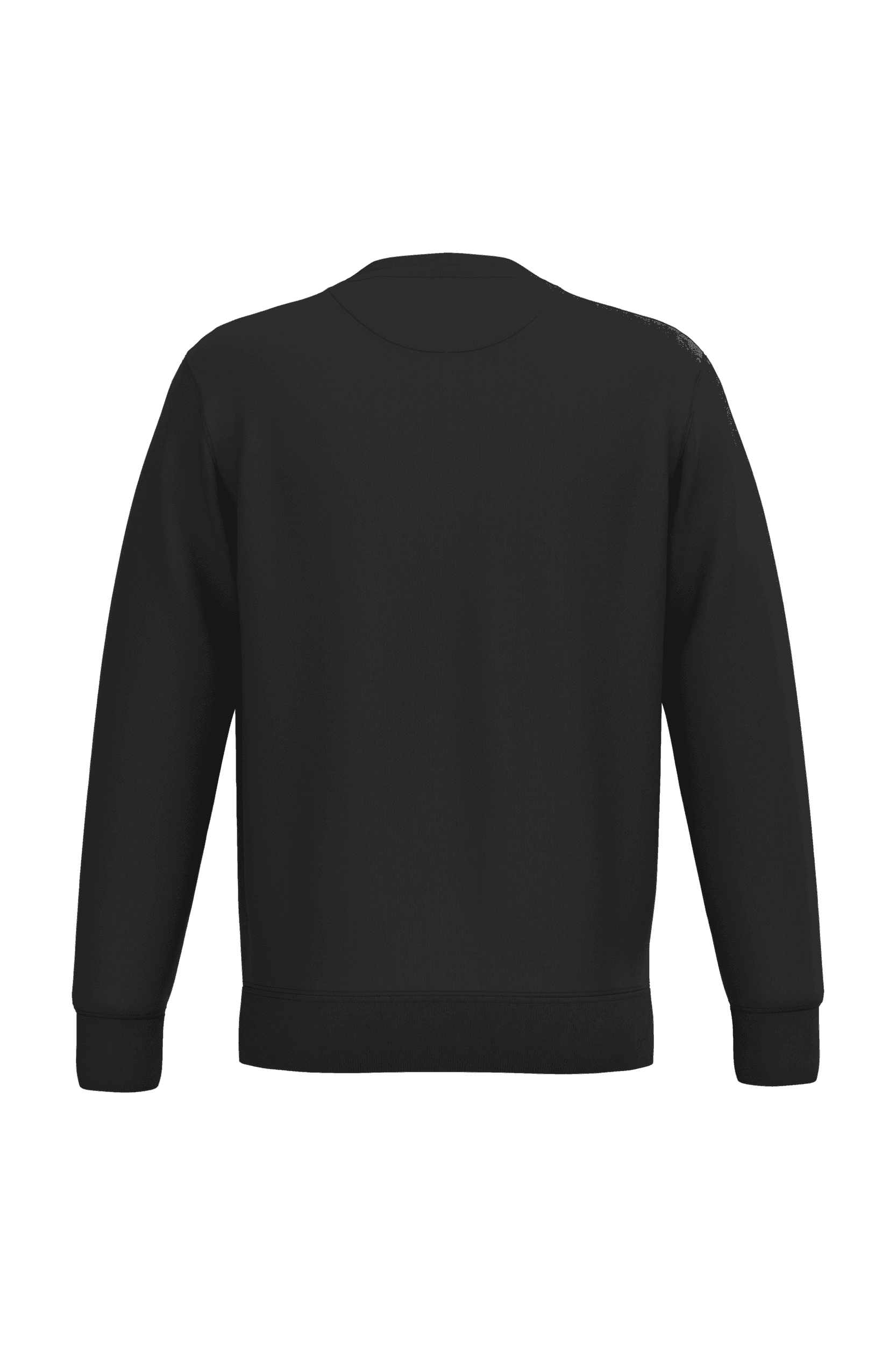 Sweat-shirt écoresponsable à col rond unisexe — coloris Black (Noir)