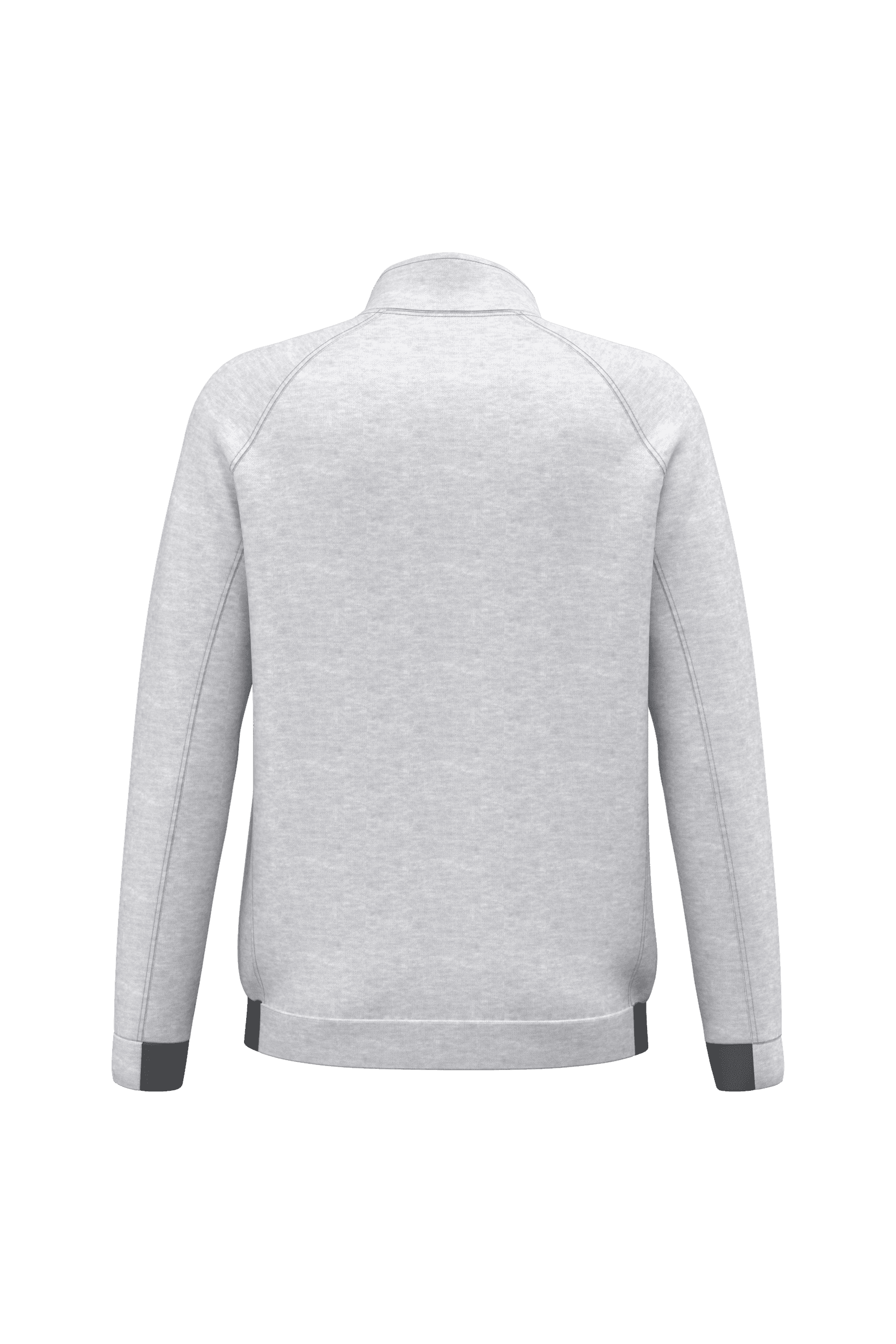 Veste à col montant homme — coloris Ash Heather (Gris)