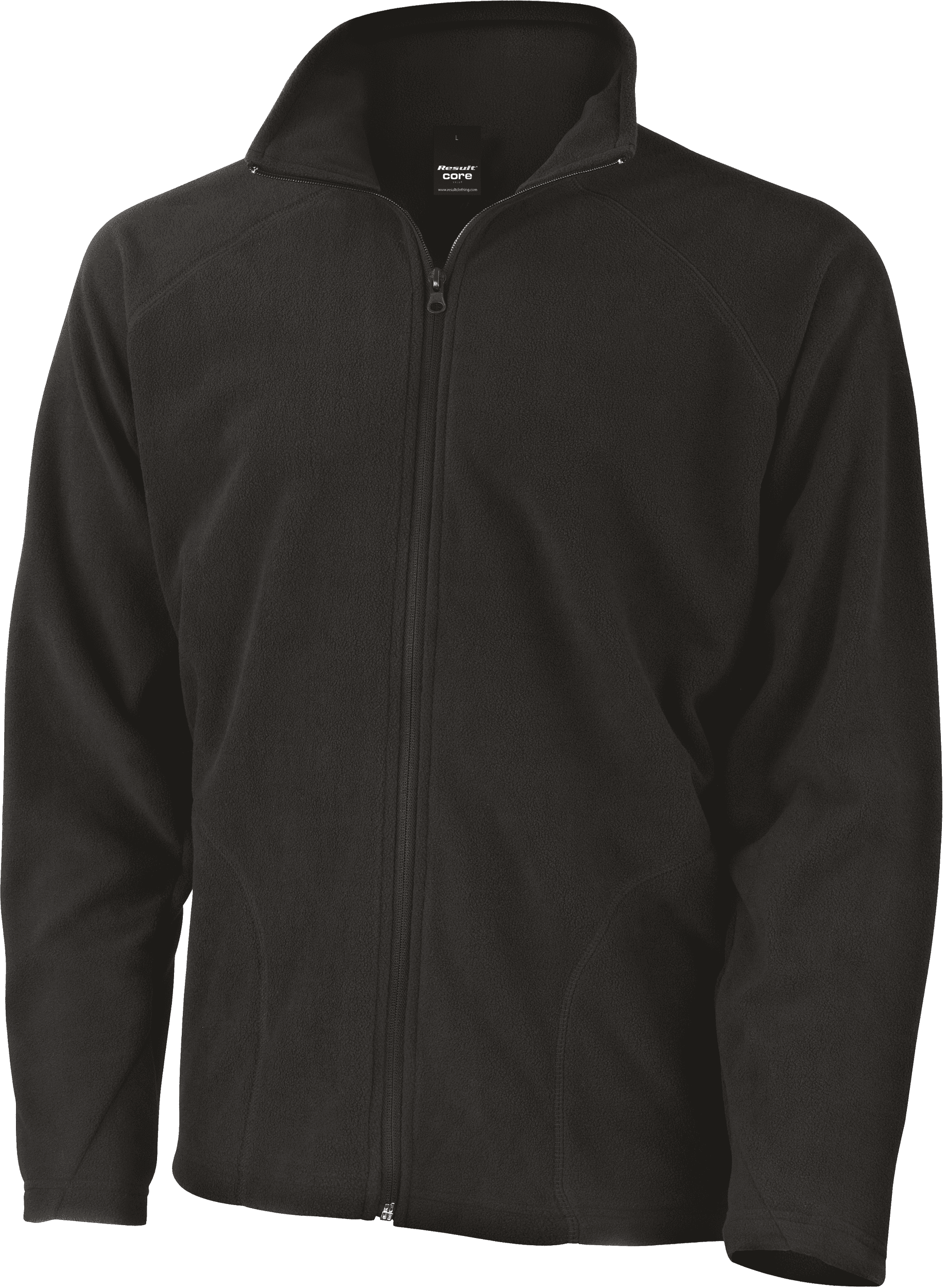 Veste micropolaire — coloris Black (Noir)