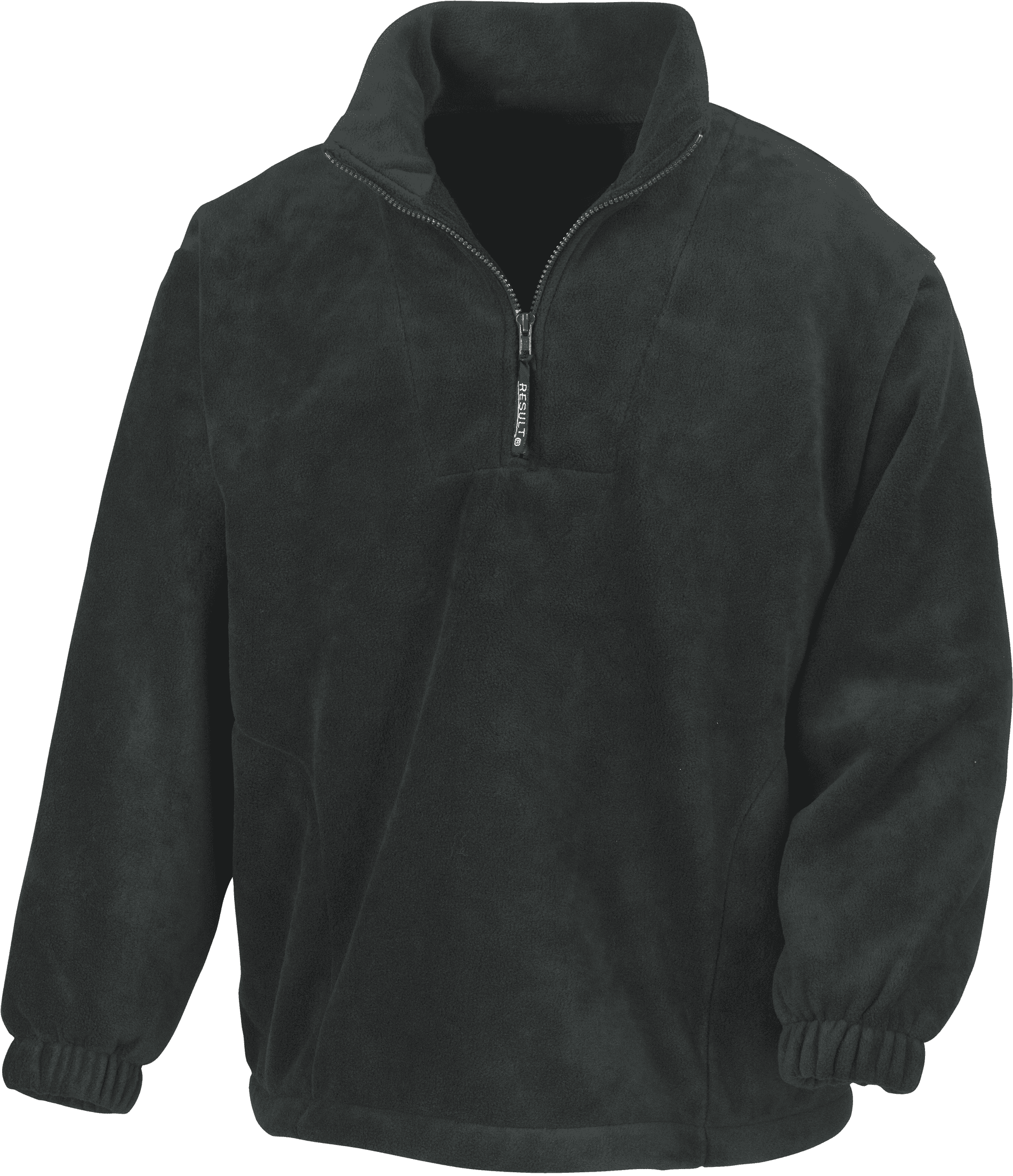 Polaire col zippé Polartherm™ — coloris Black (Noir)