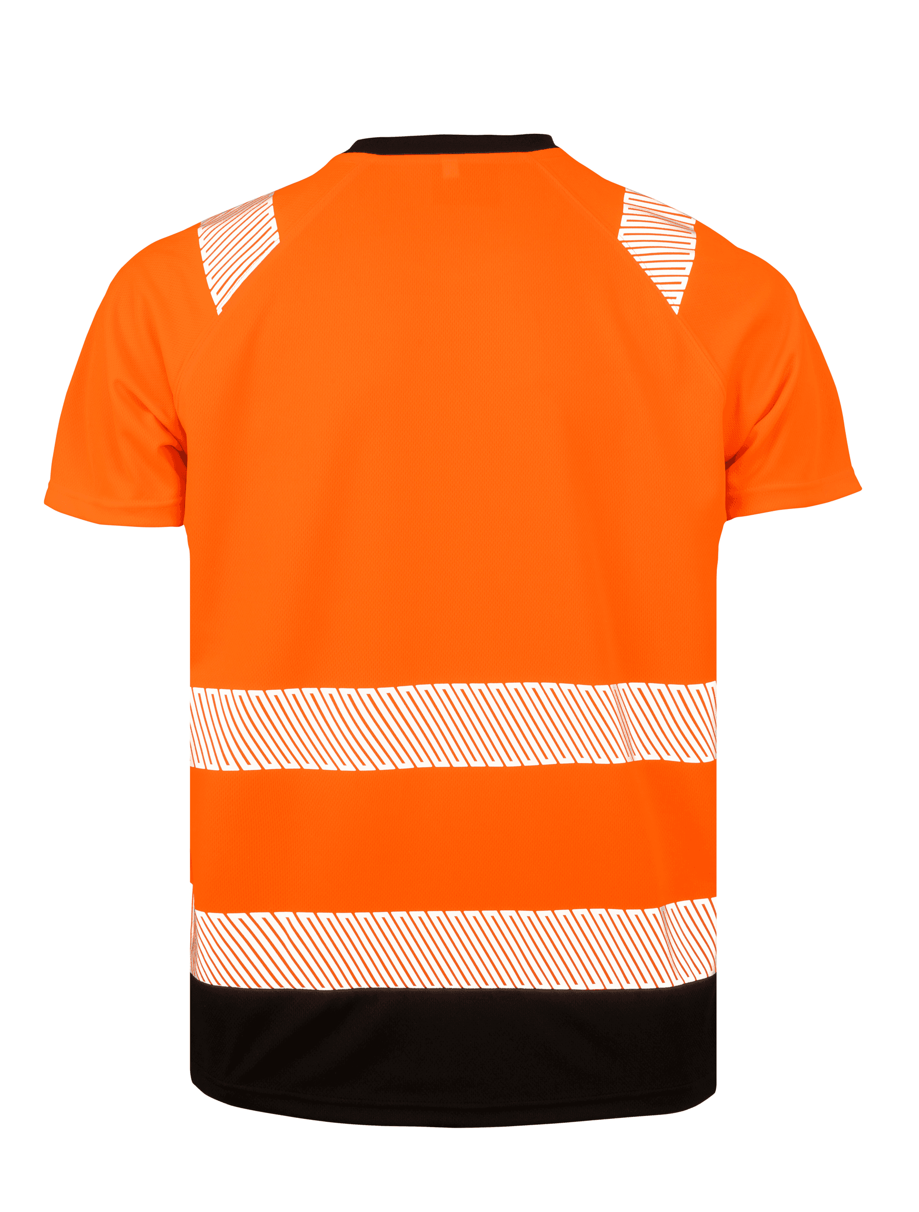 T-shirt de sécurité recyclé — coloris Orange / Black (Orange)