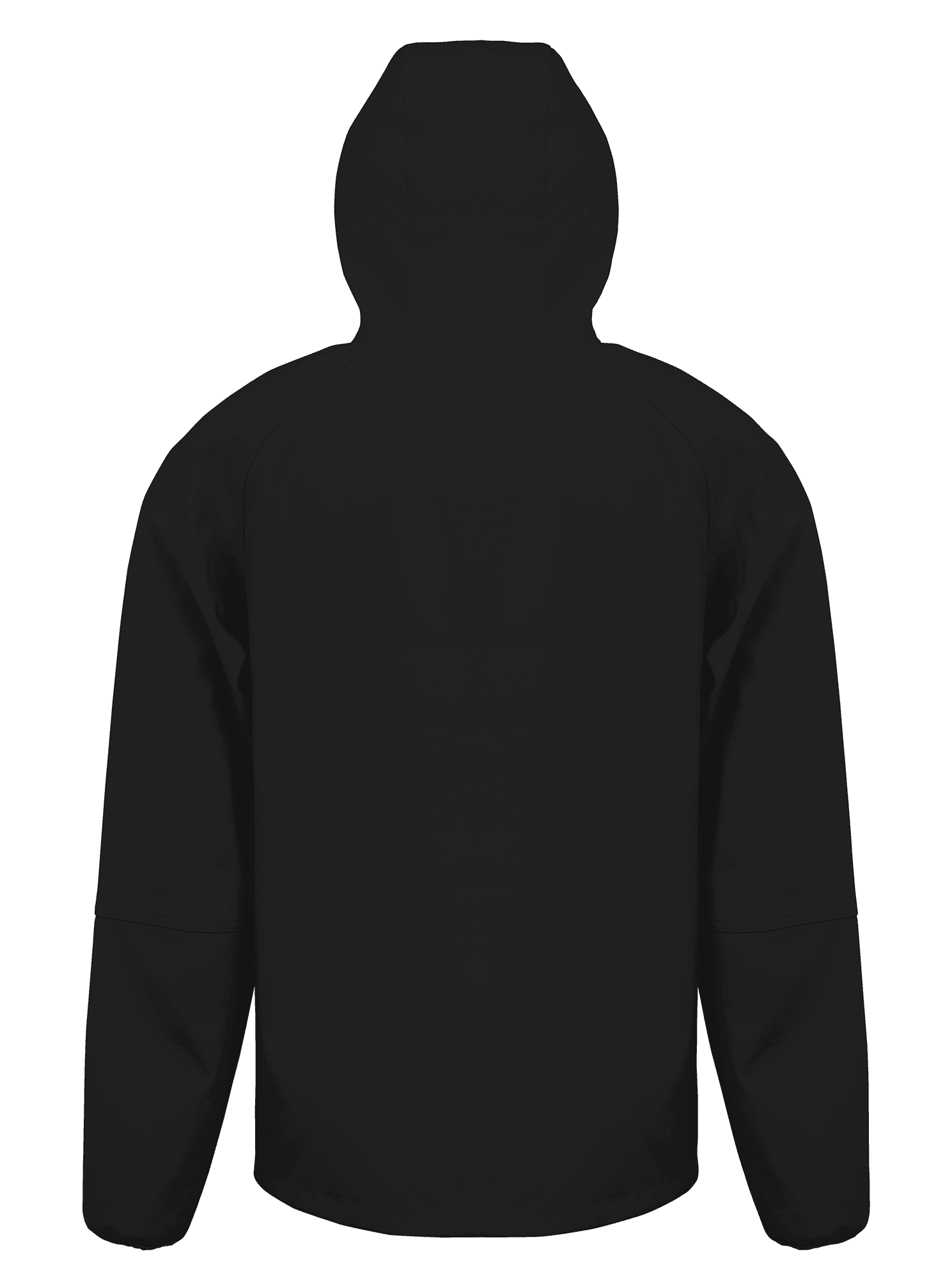 Veste Softshell 3 couches recyclée à capuche unisexe — coloris BLACK / BLACK (Noir)