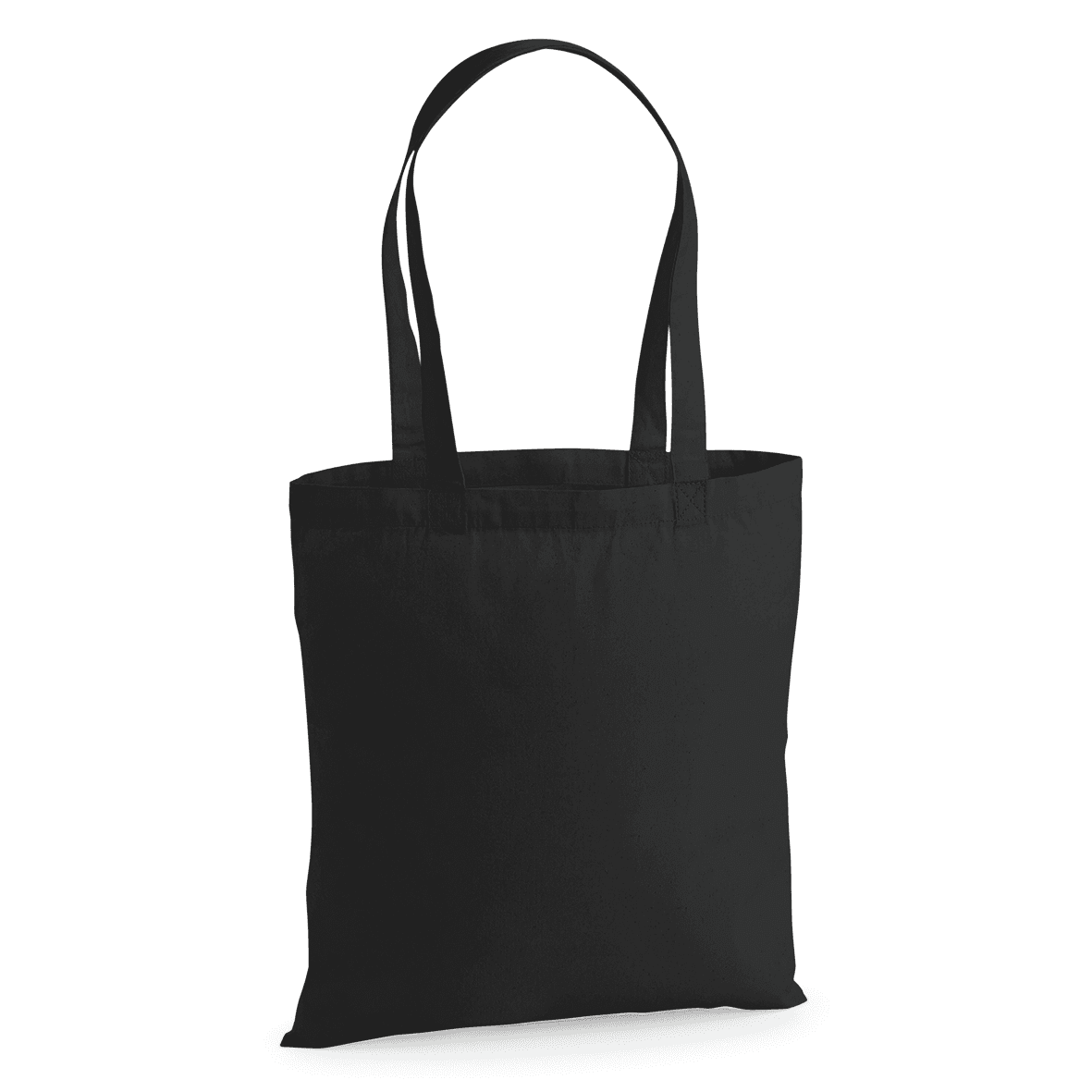 Sac en coton premium — coloris Black (Noir)