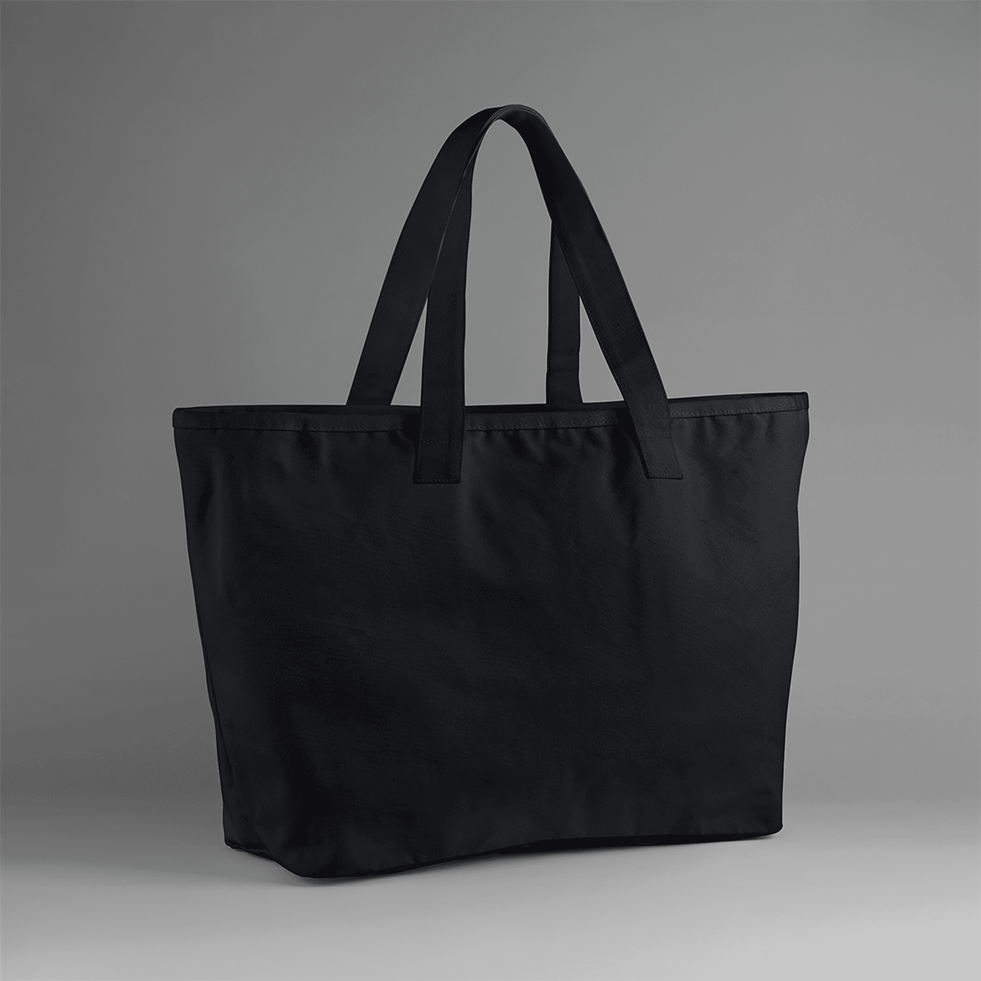 Sac de plage zippé — coloris Black (Noir)