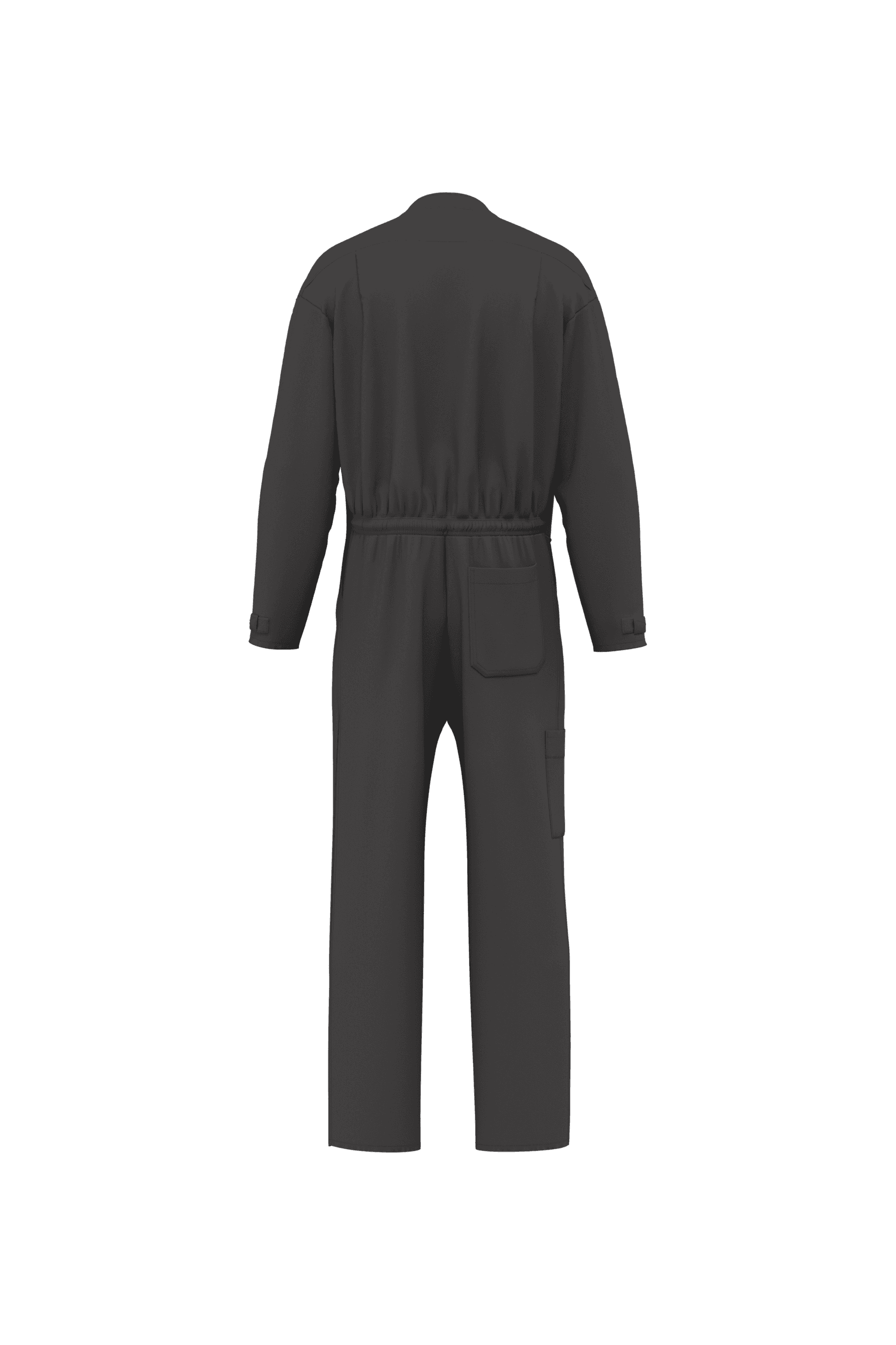 Combinaison double zip unisexe — coloris Dark Grey (Gris)